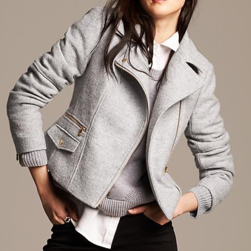 Banana Republic Women's Gray Wool Jacket XS